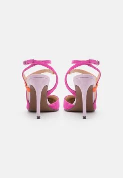 Zign Leather - Klassieke Pumps - Orange/Lilac/Pink -Zign 0498c1cae0074518961bb11abc3a2882