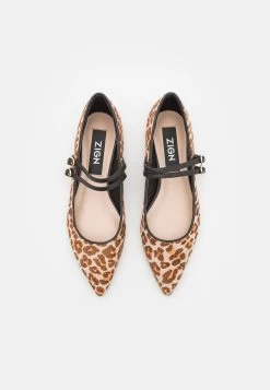 Zign Ballerina'S Met Enkelbandjes - Beige -Zign 1a61ab954e8e471f9bed2c9de2341e15