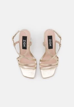Zign Leather- Sandalen Met Hoge Hak - Gold -Zign 1da1ee6ed3384b51808c686ebe5e9ac3