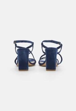 Zign Leather- Sandalen Met Hoge Hak - Dark Blue -Zign 2160e79da03f4d6a8723b26628d2cb0c