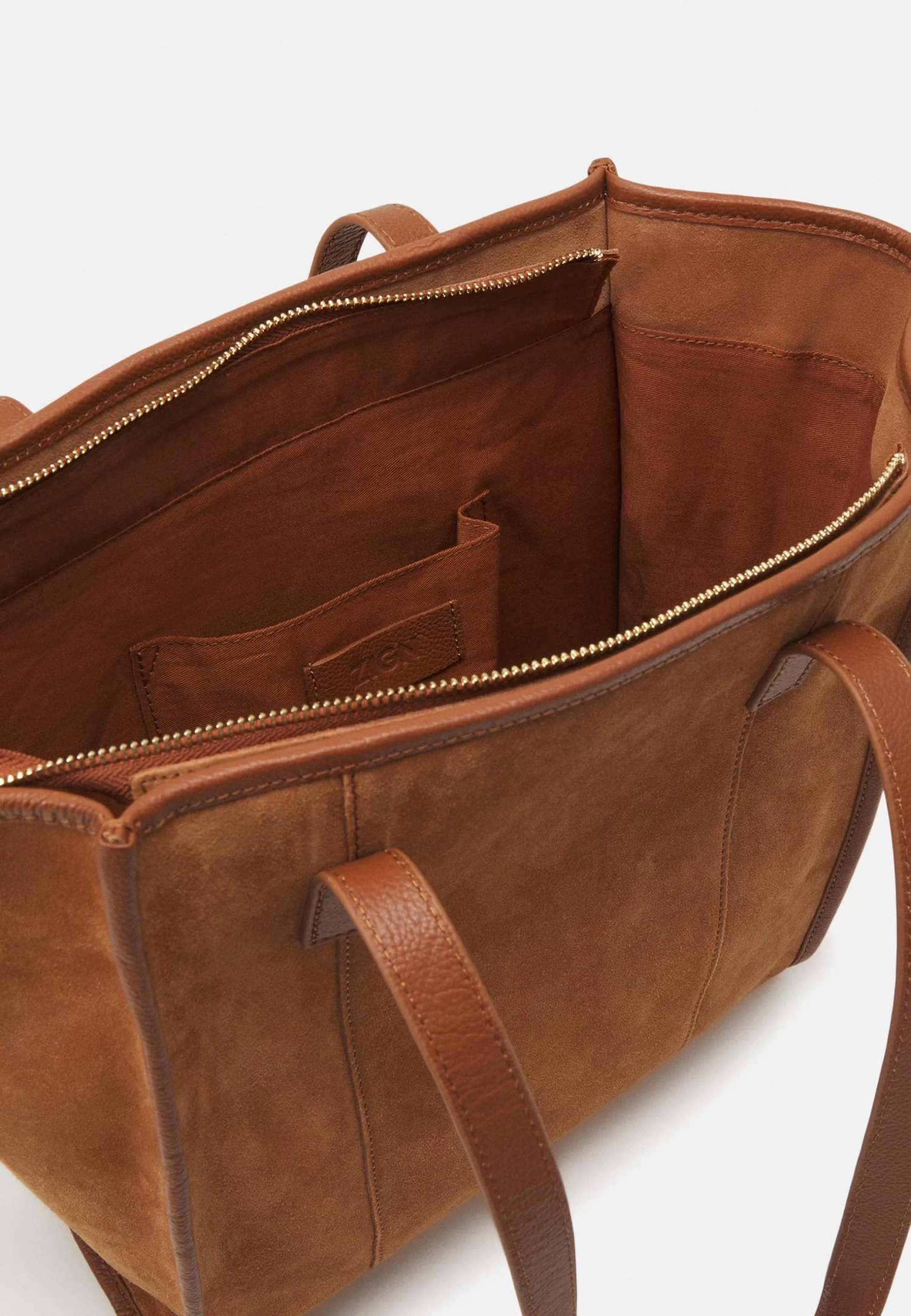 Zign Leather - Shopper - Cognac 5 Zign Leather - Shopper - Cognac - Afbeelding 3