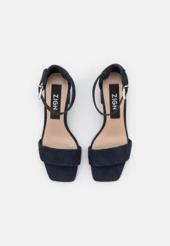 Zign Leather- Sandalen - Dark Blue -Zign 3ceb5ae423064995835533e2464fa2c0