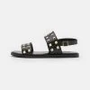 Zign Leather Unisex - Sandalen - Black