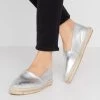 Zign Leather - Espadrilles - Silver -Zign 4d3259f015b44da4aa20ffeffdc4a90f