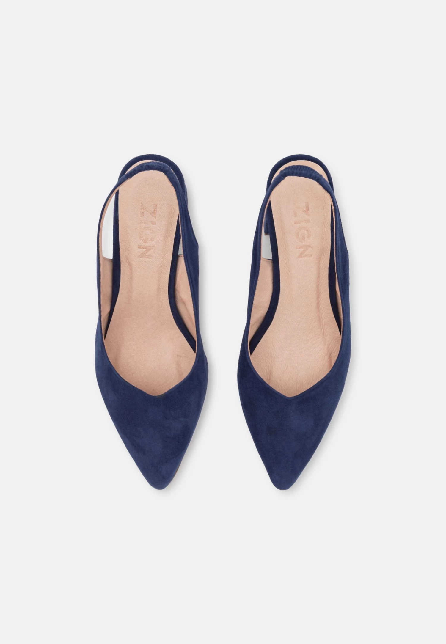 Zign Leather - Klassieke Pumps - Dark Blue 8 Zign Leather - Klassieke Pumps - Dark Blue - Afbeelding 6