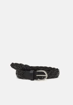 Zign Leather - Gevlochten Riem - Black