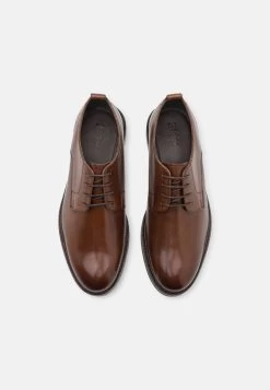 Zign Leather Unisex - Veterschoenen - Brown -Zign d7aac73a44e0471f887a50c526423431