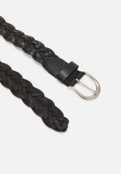 Zign Leather - Gevlochten Riem - Black -Zign df9babb8d91842d99554fdf1f597025b