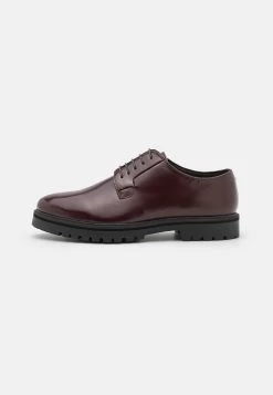 Zign Leather Unisex - Veterschoenen - Dark Red