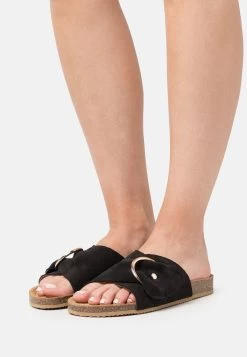 Zign Leather- Muiltjes - Black