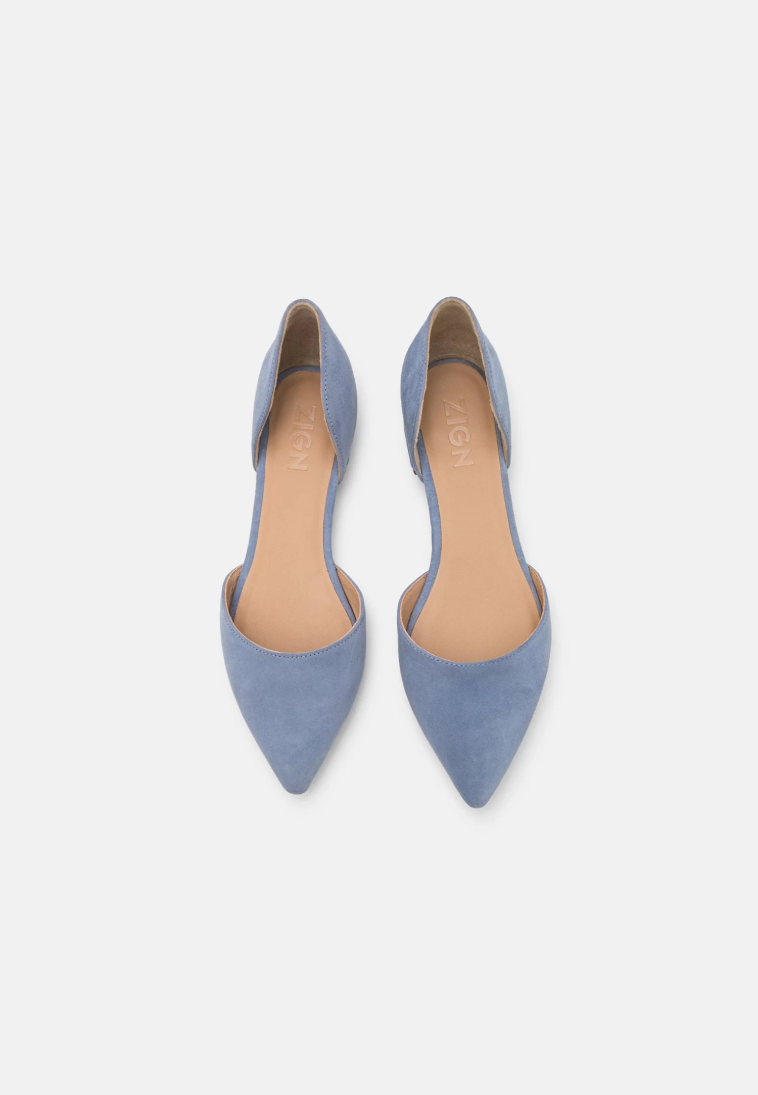 Zign Leather - Ballerina'S - Light Blue 8 Zign Leather - Ballerina'S - Light Blue - Afbeelding 6