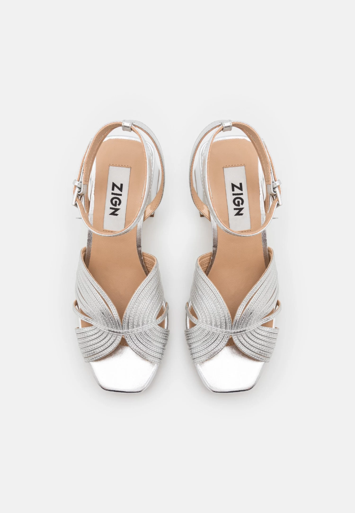 Zign Leather - Sandalen - Silver 8 Zign Leather - Sandalen - Silver - Afbeelding 6